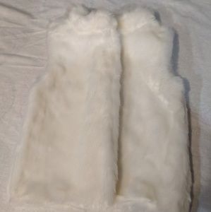 Faux fur vest
